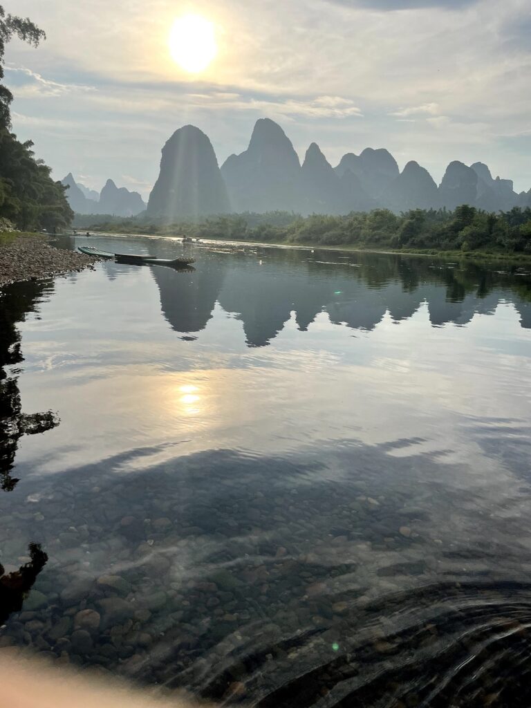  the Li River in Yangshuo