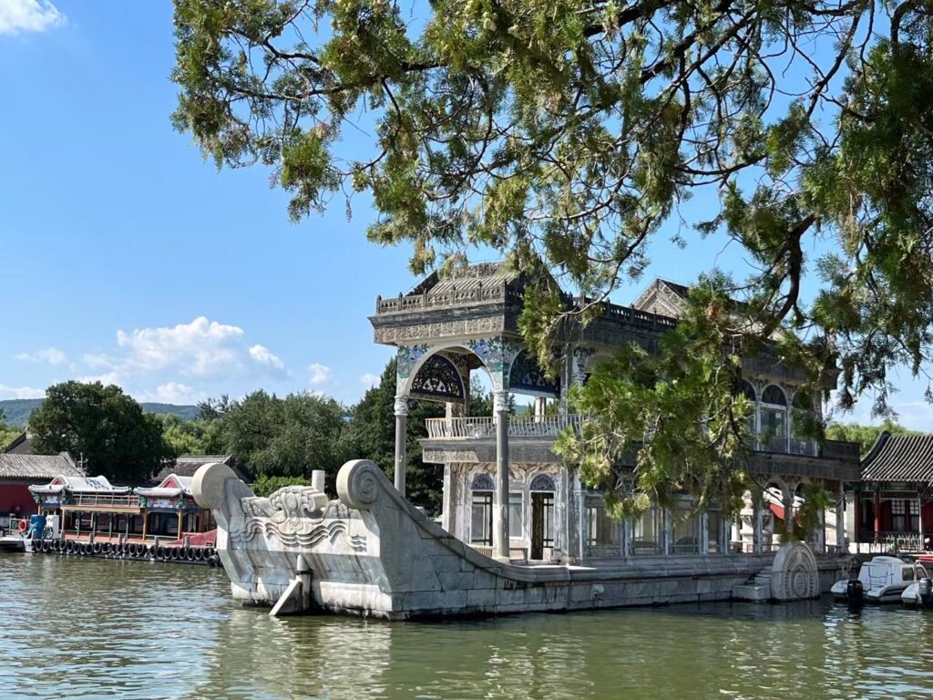 Stone Boat in The Summer Palace