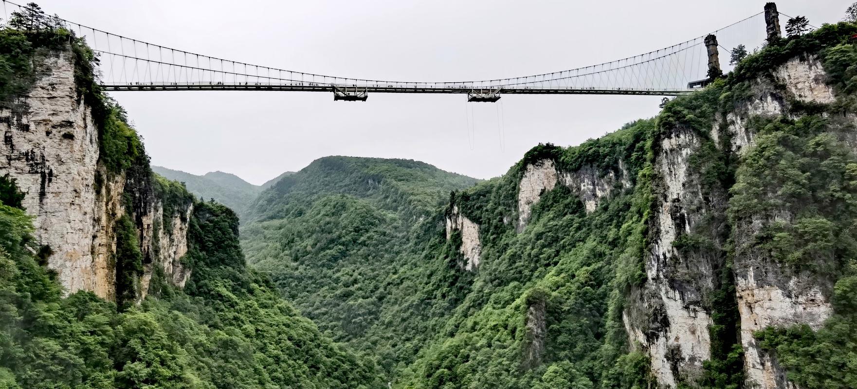 Glass Bridge in Zhangjiajie Grand Canyon