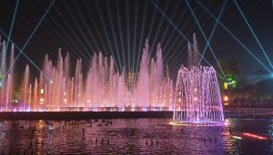 Big Wild Goose Pagoda music fountain