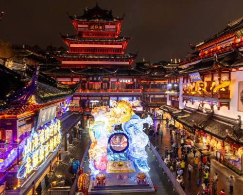 City God Temple Lantern Show