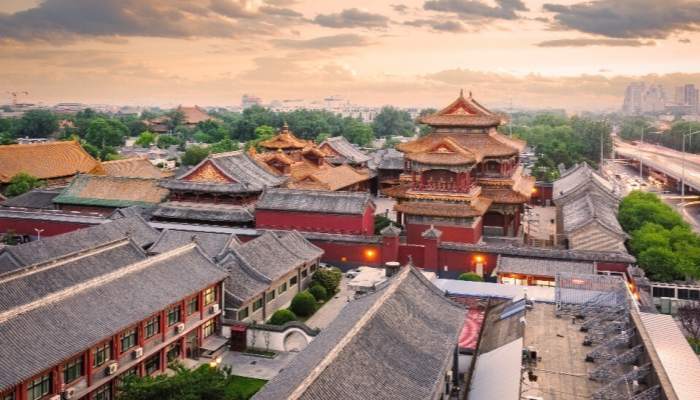 Panorama of Lama Temple