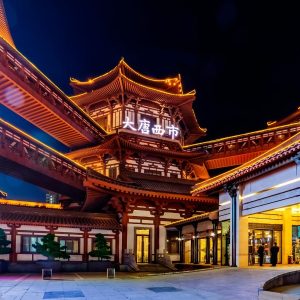 Tang West Market at Night