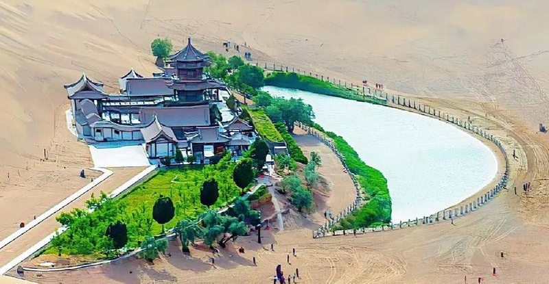 Crescent Moon Spring in Dunhuang