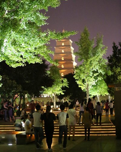 On Foot in Xi'an Giant Wild Goose Pagoda