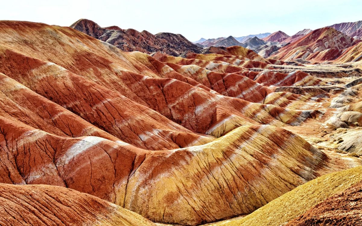 Photography in Zhangye Colorful Danxia Scenic Spot