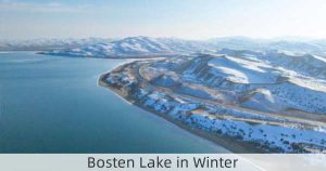 Bosten Lake in Winter