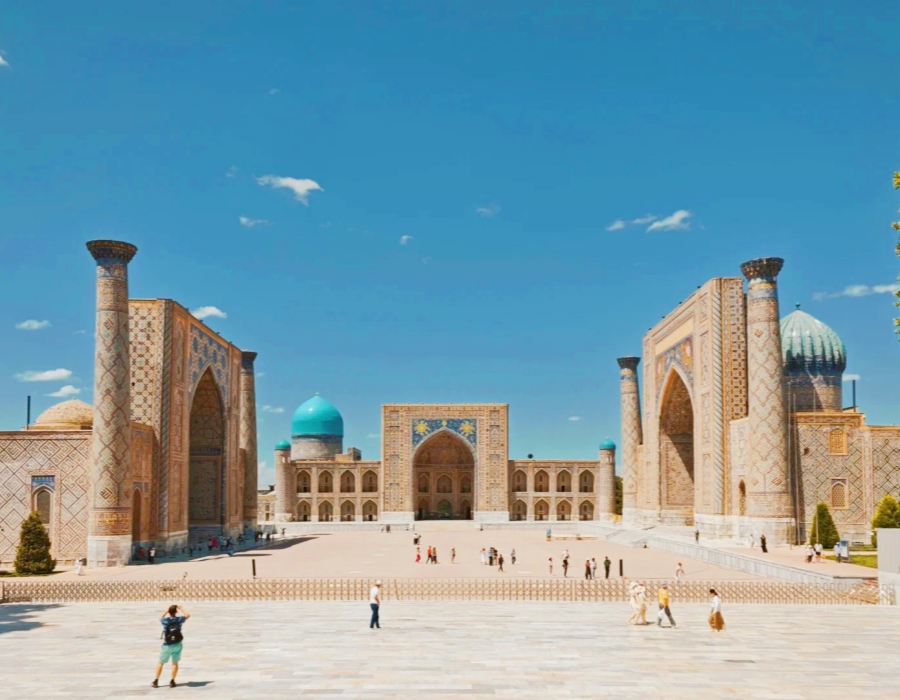 Silk road summer samarkand