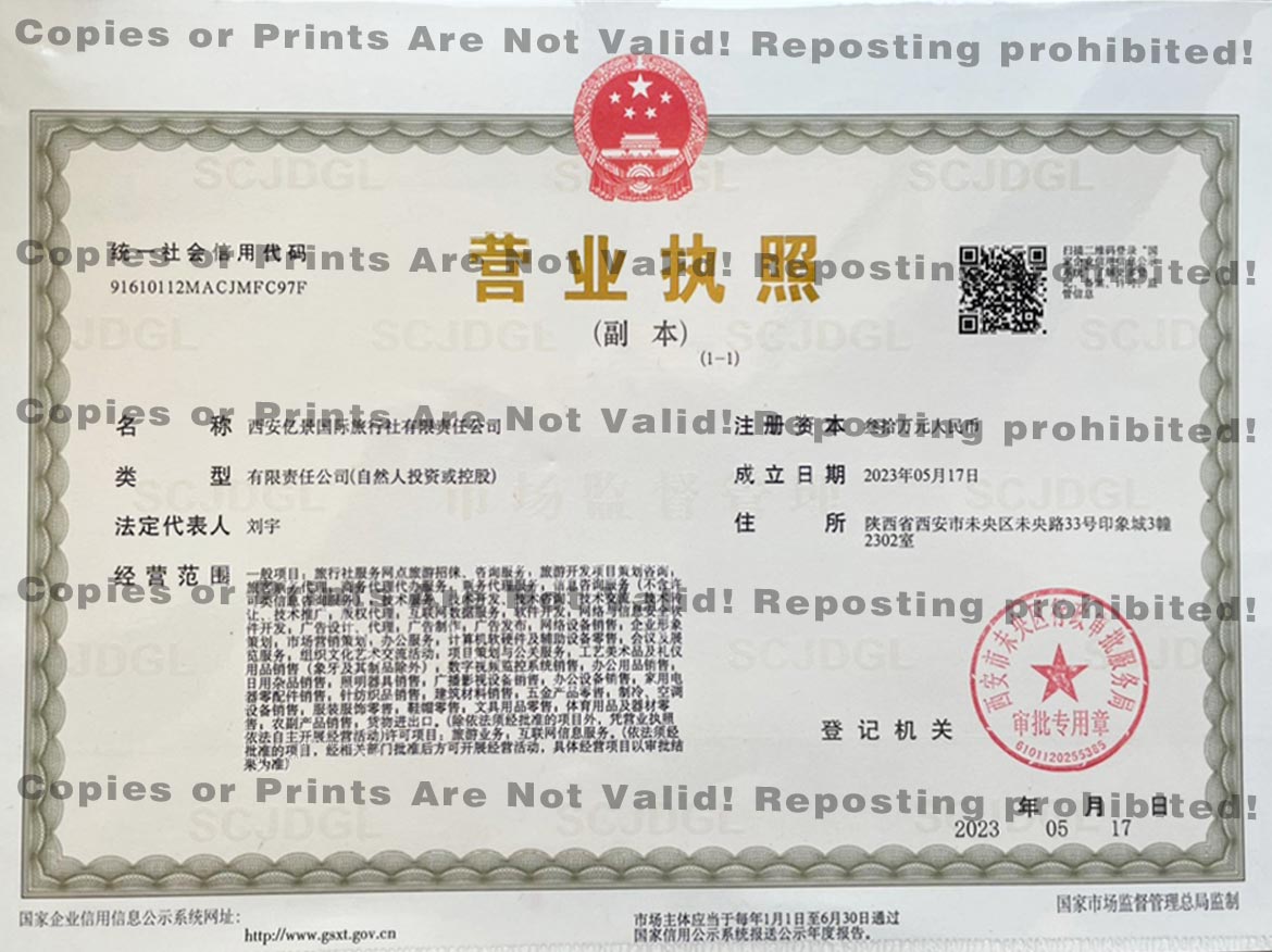 China Travel License