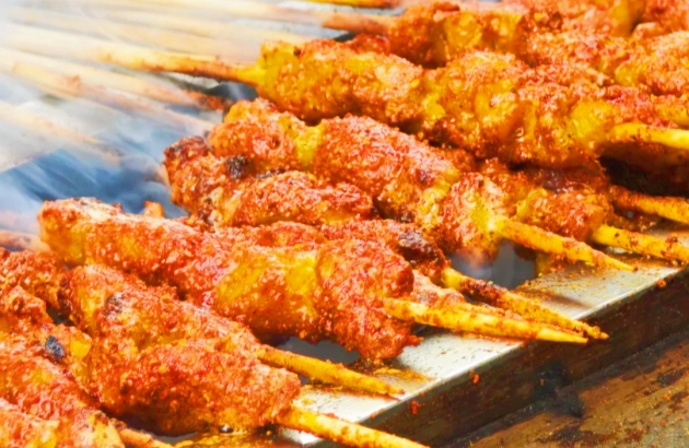 Xinjiang Lamb skewers