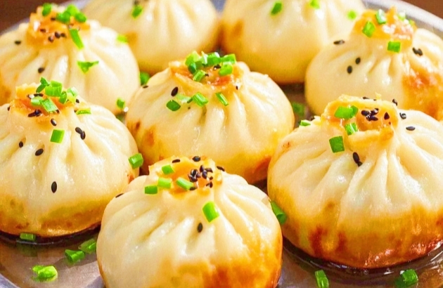 shanghai shengjianbao pan fried buns