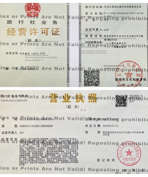 China Company Tour Operatour license