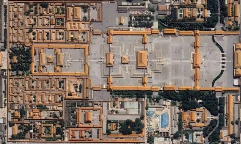A bird's-eye view of the Forbidden City