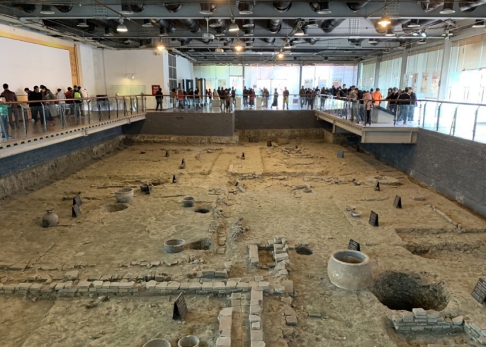 The ‘ Remains of Tang Dynasty ’ Pavilion
