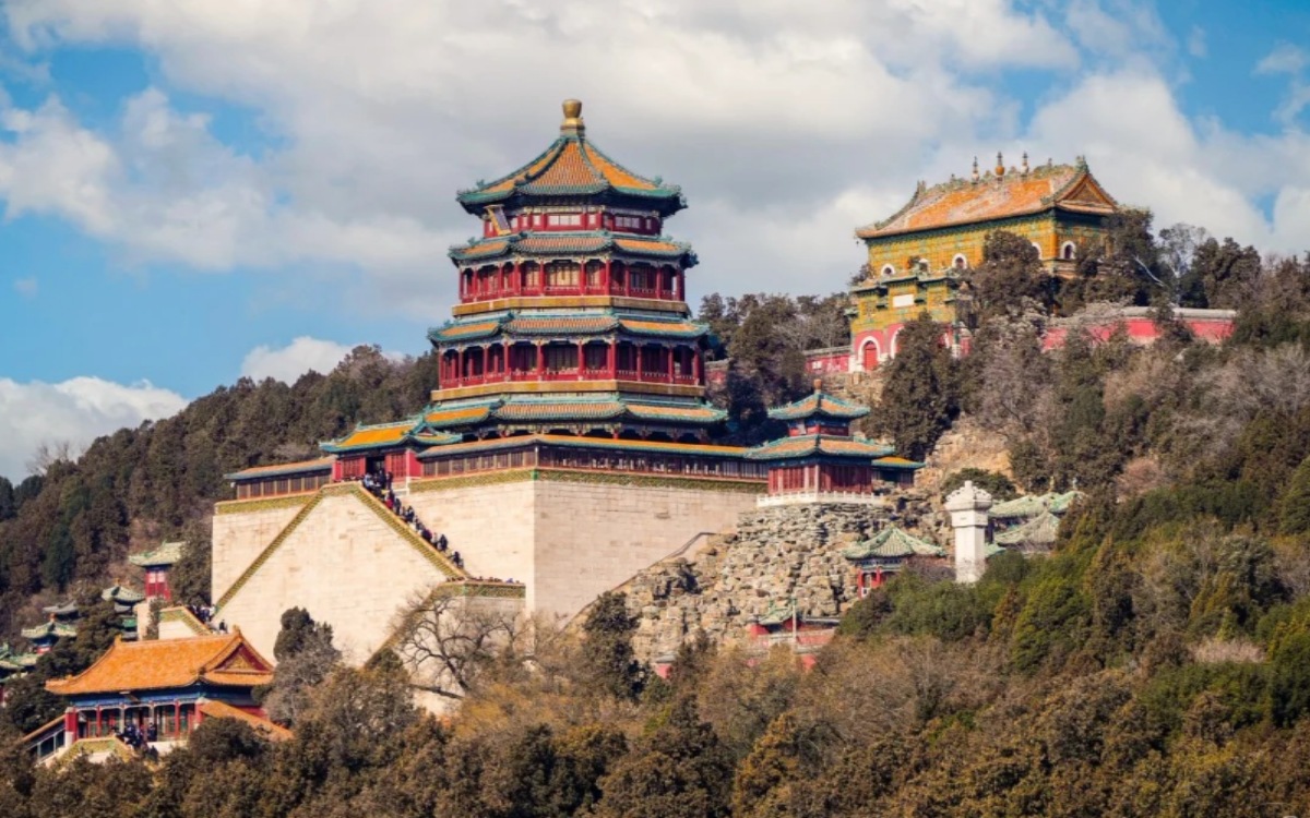 This picture is The Summer Palace in Beijing
