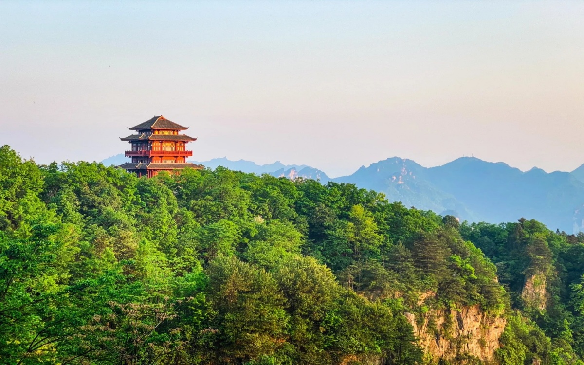 The scenery of Zhangjiajie