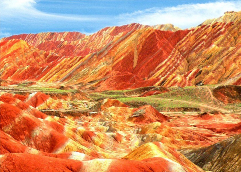 China Silk Road in Autumn