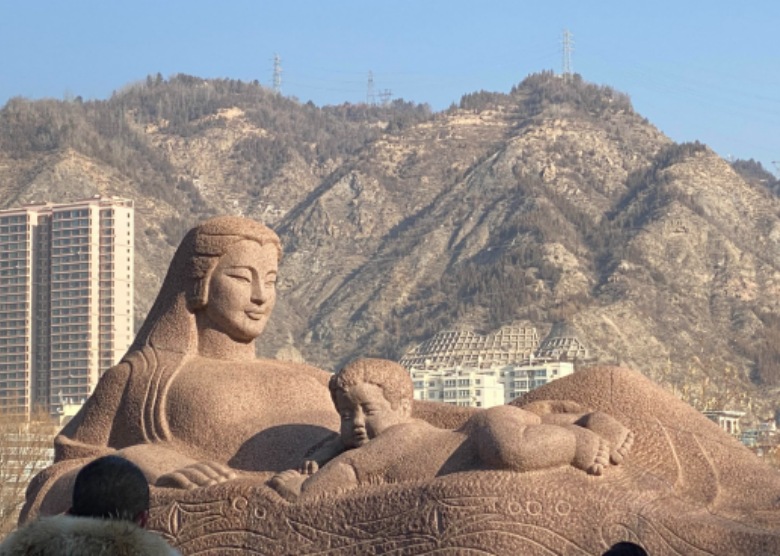 Mother River Statue