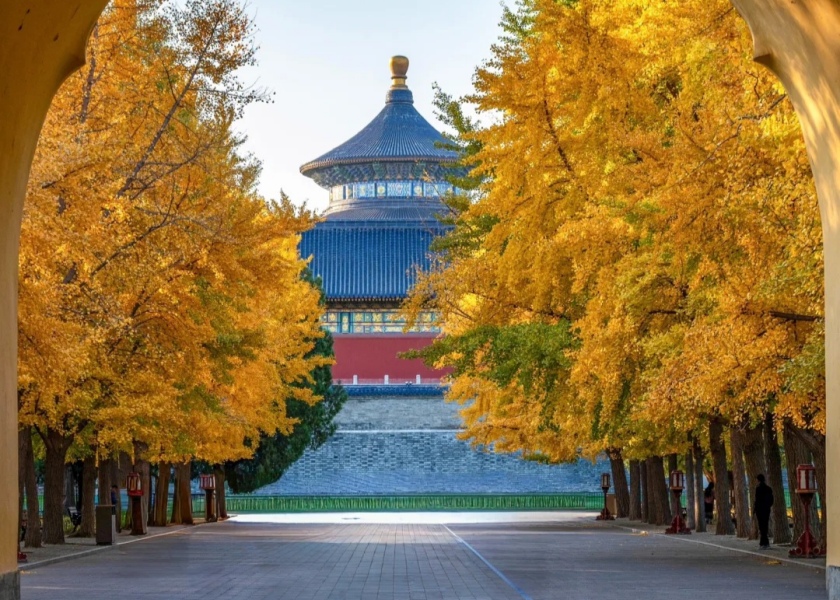 Temple of Heaven in Autumn