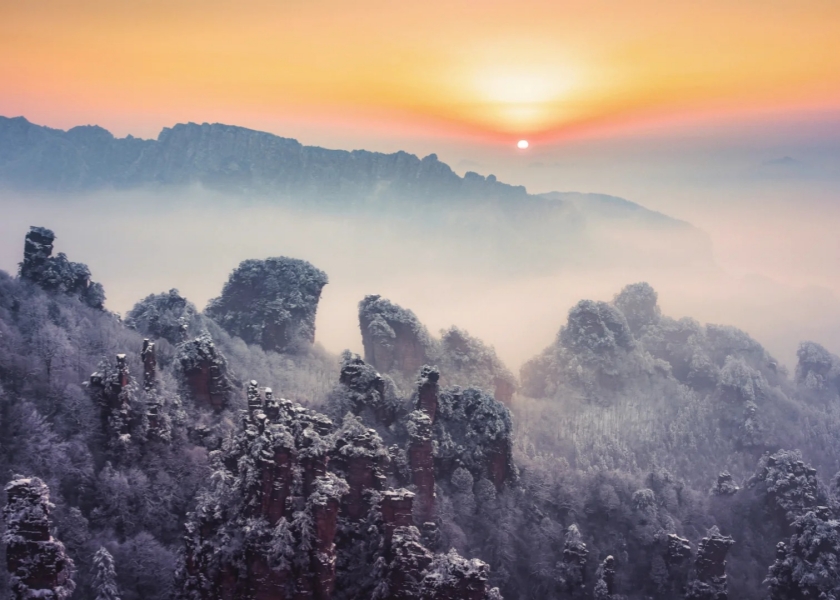 Zhangjiajie in Winter