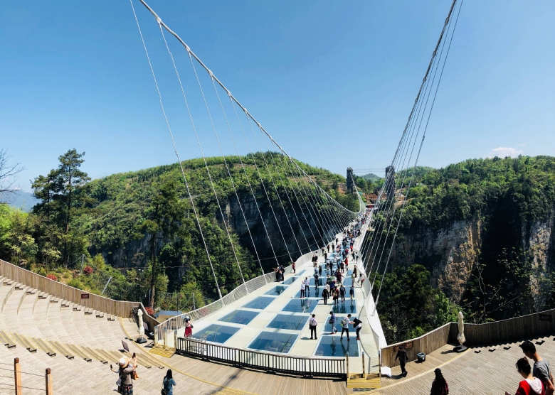glass bridge