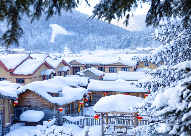 snow town