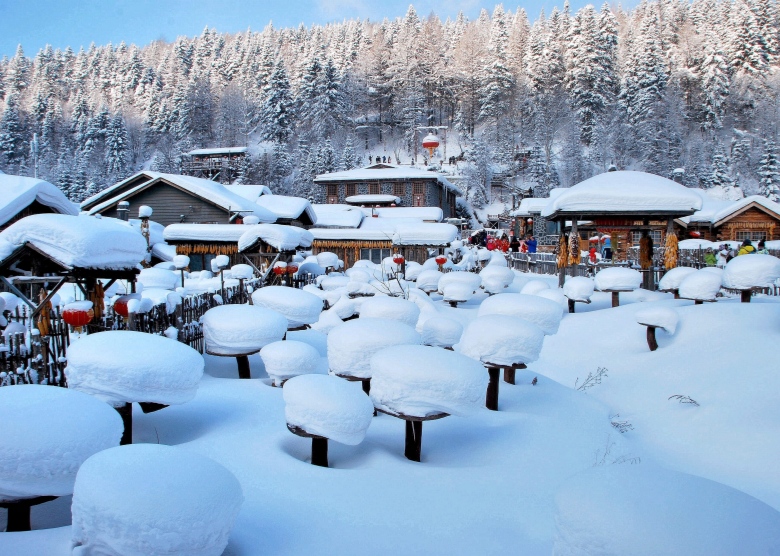 snow town