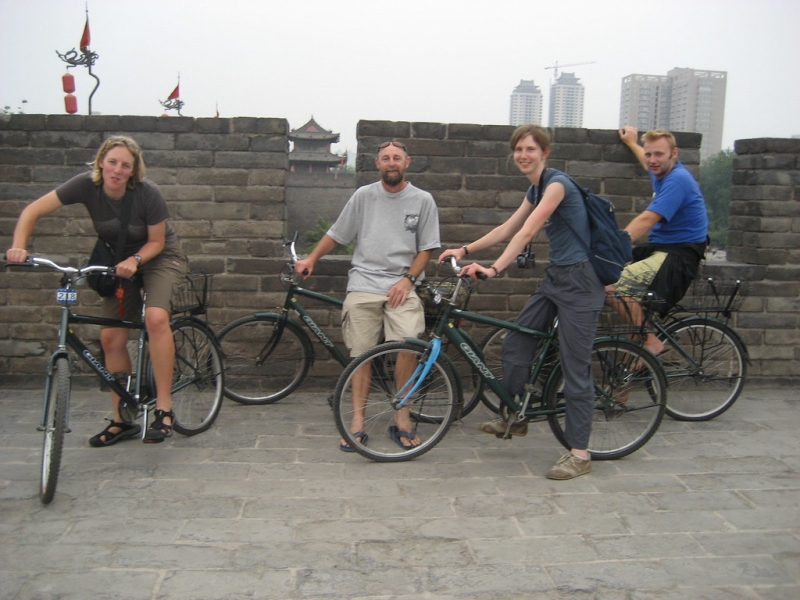 Cycling the Xian Ancient City Wall