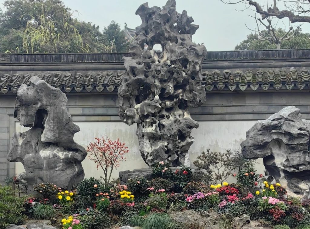 Exquisite Jade Rock in Yu Garden