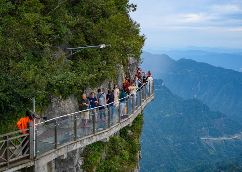 Glass Skywalks at Tianmen Mountain