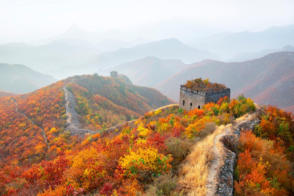 Great Wall in Autumn