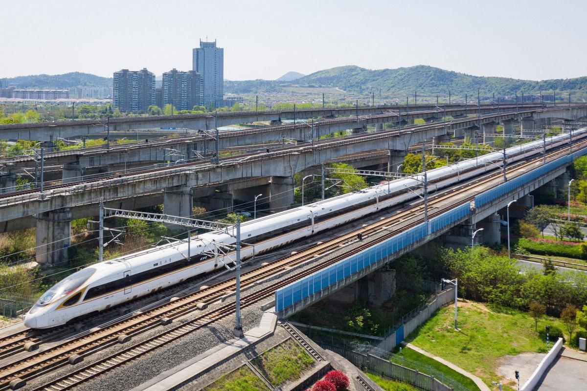 High-speed train in China