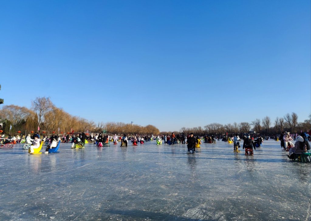 Houhai Lake in Winter