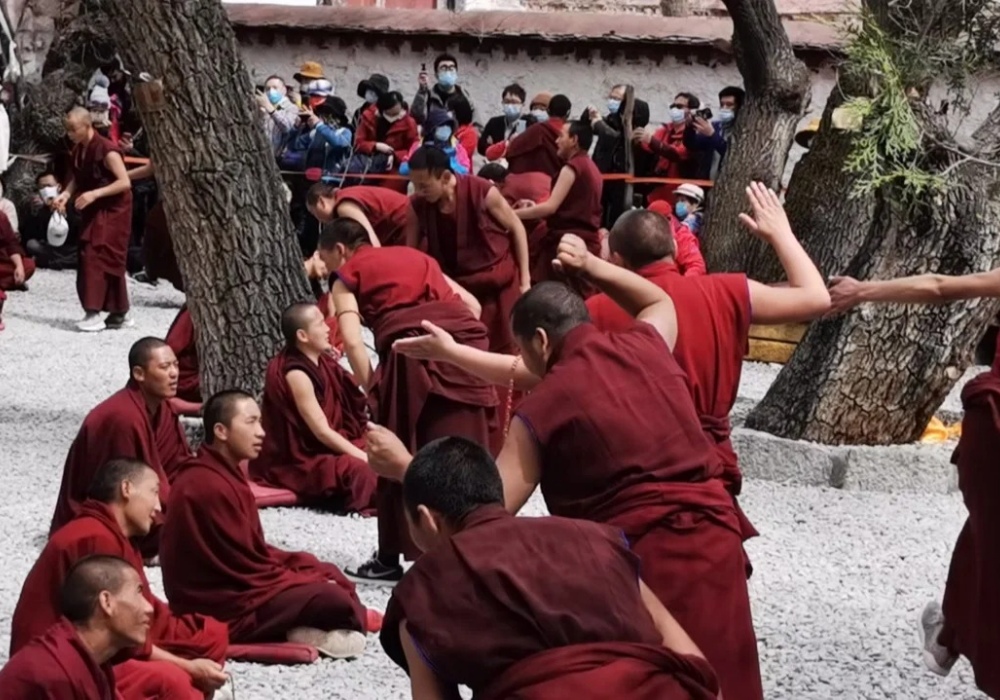 Monk Debates at Sera Monastery
