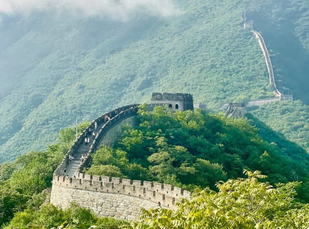 Mutianyu Great Wall during the day