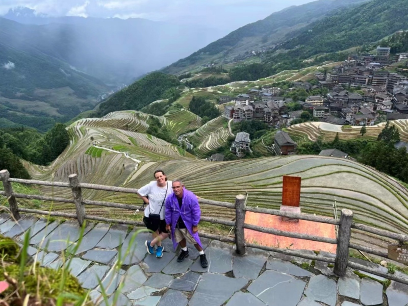 Our guests in Longji Terrace