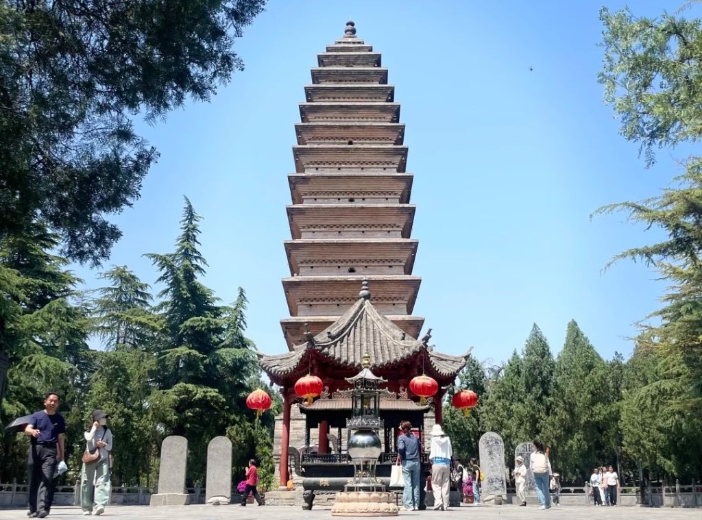Qiyun Pagoda at White Horse Temple in Luoyang