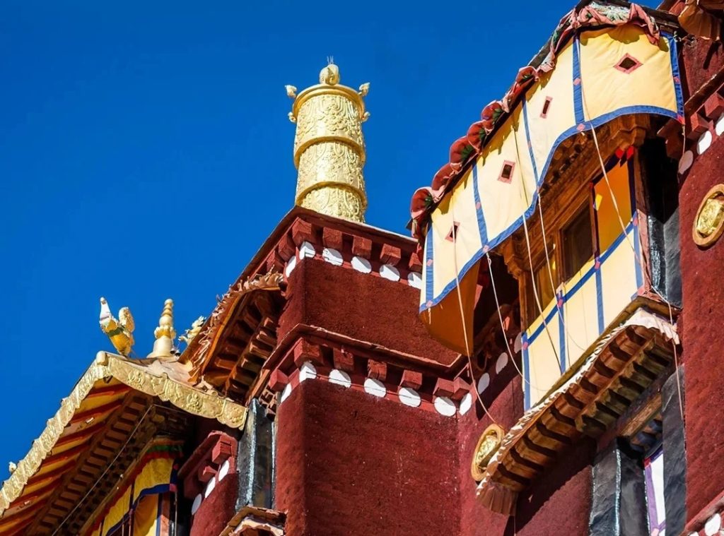 Red Palace at the Potala Palace in Tibet
