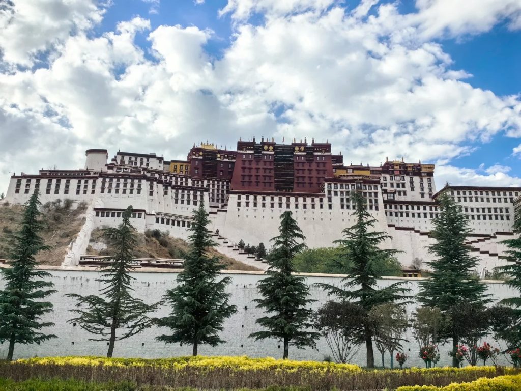 Snow City at the Potala Palace in Tibet