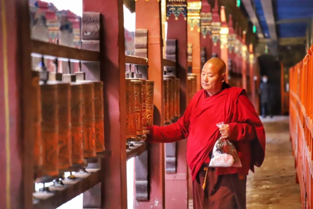 Spinning the prayer wheels
