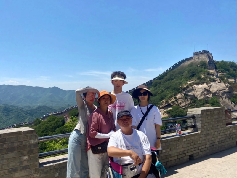 Wheelchair on the Great Wall