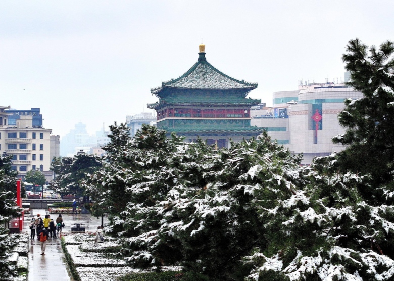 Xian in winter