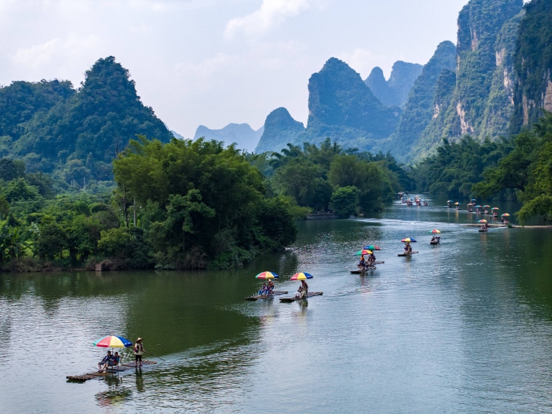 Bamboo Rafting