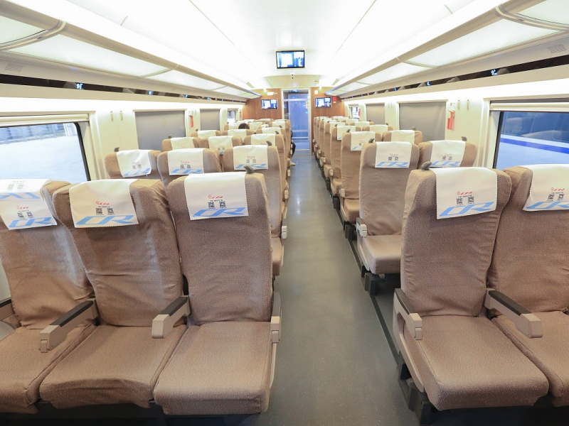 second-class high-speed train