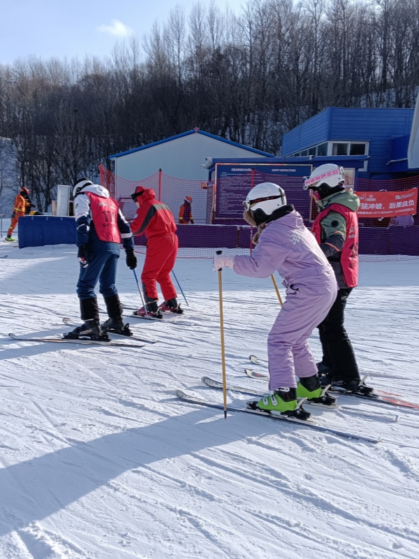 snow skiing