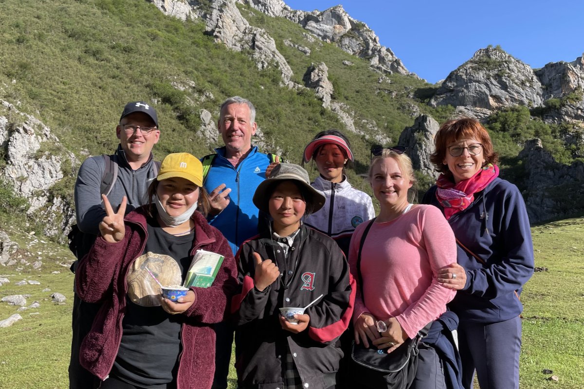 Tibet Local Guides with our Clients