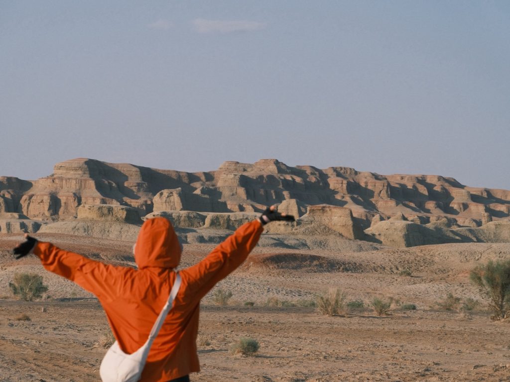 Xinjiang Urho Ghost City in Autumn