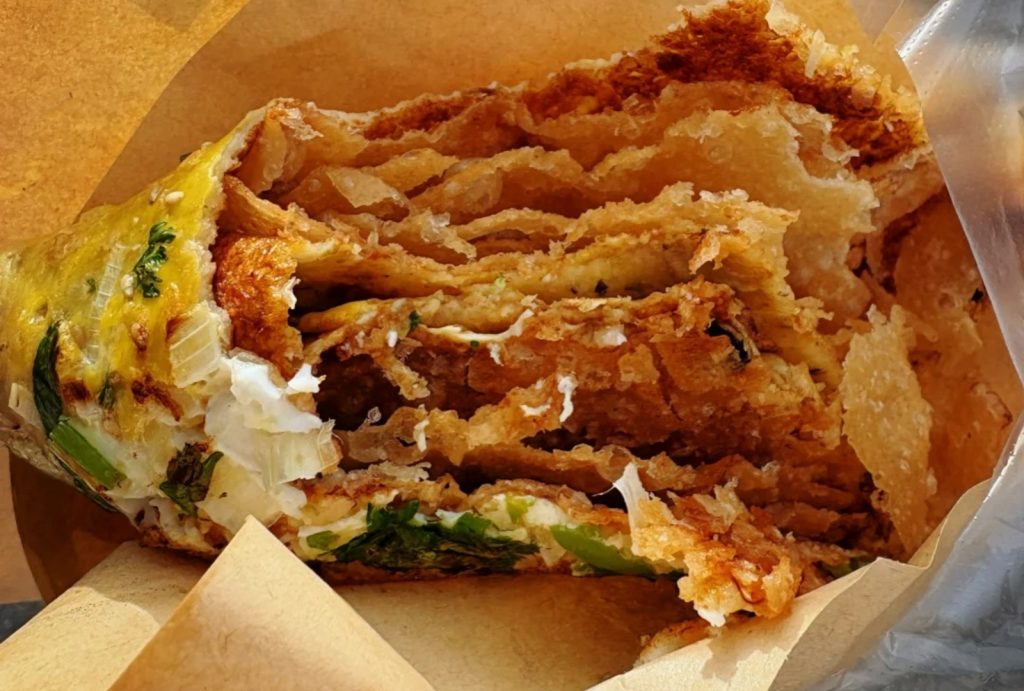 Jianbing (Savory Chinese Crepe)