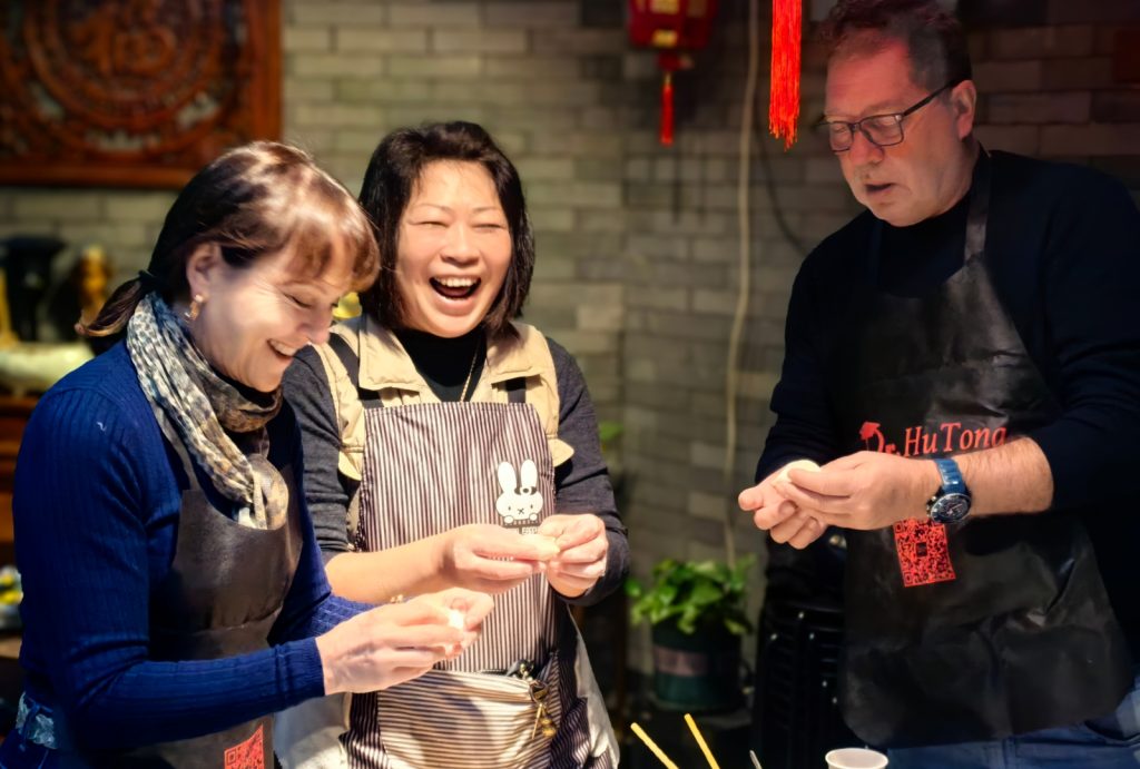 Enjoy the warm and pleasant atmosphere of cooking together