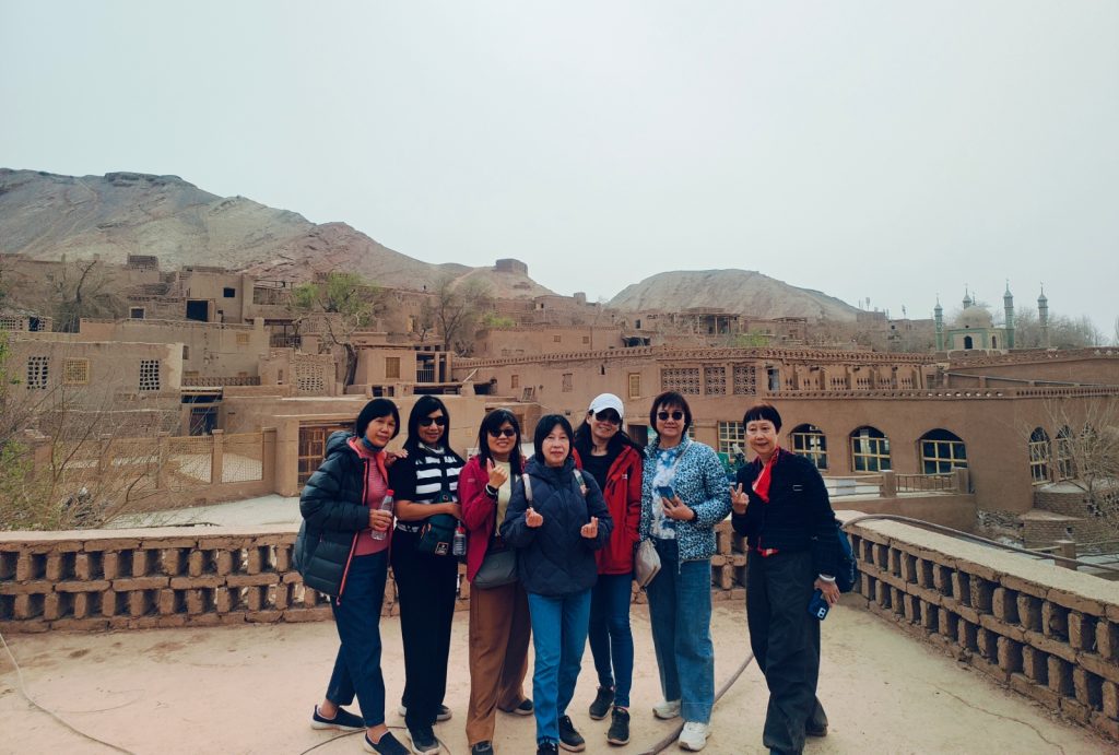Our guests visited one of the oldest Uyghur villages in Turpan